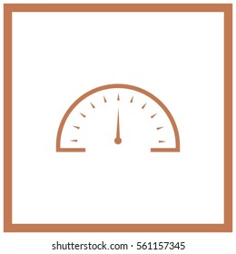 tachometer icon vector