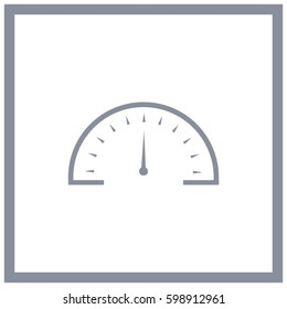 tachometer icon vector