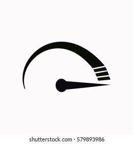 Tachometer  icon. Vector design.