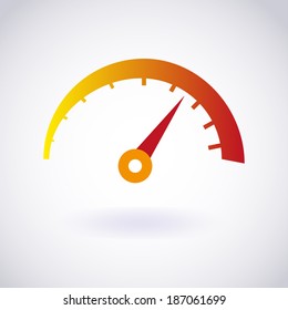 Tachometer icon. Vector EPS10