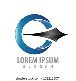 tachometer logo concept design. Symbol graphic template element 
