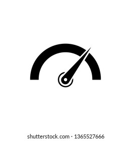 Tachometer, Speedometer, Indicator And Performance Icon. Fast Speed Sign Logo. Vector