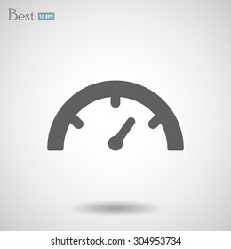 tachometer  Vector icon 10 EPS