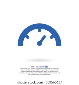 tachometer  Vector icon 10 EPS