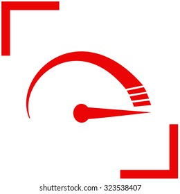 Tachometer vector icon.