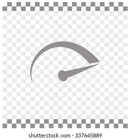 Tachometer vector icon.