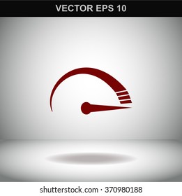 Tachometer vector icon.