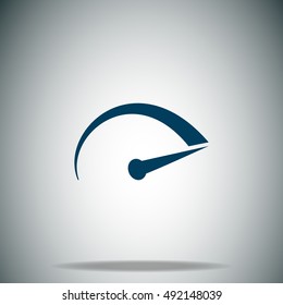 Tachometer vector icon