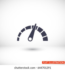tachometer Vector icon