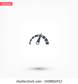 tachometer Vector icon . Lorem Ipsum Illustration design