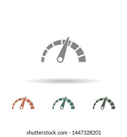tachometer Vector icon . Lorem Ipsum Illustration design