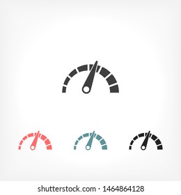 tachometer Vector icon . Lorem Ipsum Illustration design