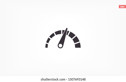 tachometer Vector icon . Lorem Ipsum Illustration design