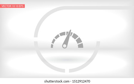 tachometer Vector icon . Lorem Ipsum Illustration design