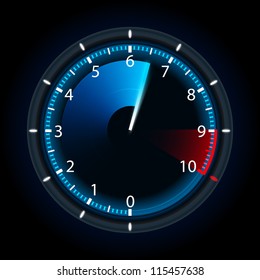 Tachometer. Vector Illustration