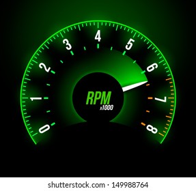 Tachometer. Vector Illustration