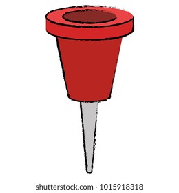 tack marker isolated icon