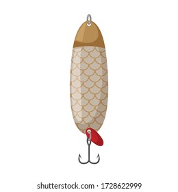 Tackle bait vector icon.Cartoon vector icon isolated on white background tackle bait.
