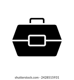 tackle box icon symbol vector template collection