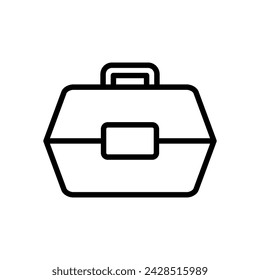 tackle box icon symbol vector template collection