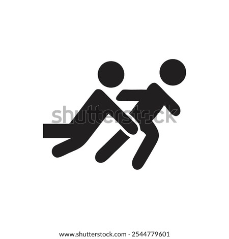 Tackle Icon on white background