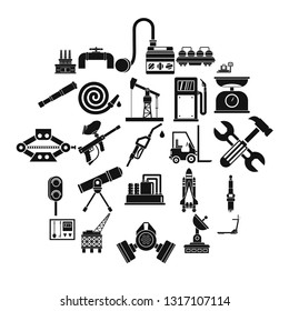 Tackle icons set. Simple set of 25 tackle vector icons for web isolated on white background