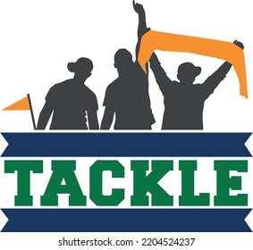 Tackle logo design - Vector Illustration