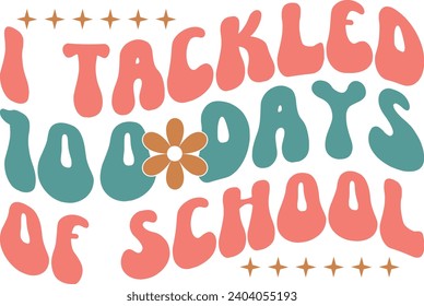 I tackled 100 days of school Retro Design.