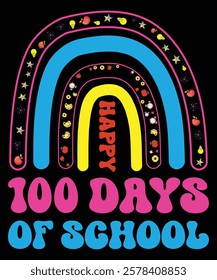 I tackled 100 days of school t-shirt design