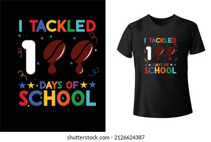 Abordé los días de la escuela de diseño de camisetas únicas y coloridas.