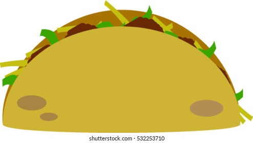 Taco with all of the fixings
