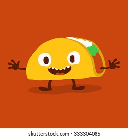 Taco Cartoon