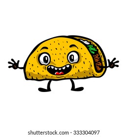 Taco Cartoon