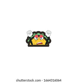 Taco Cartoon Charaktere Design mit Ausdruck. Sie können für Aufkleber, Stifte, Maskottchen oder Pflaster verwenden