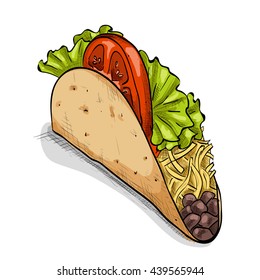 Taco, color picture