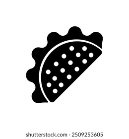 taco concept line icon. Simple element illustration. taco concept outline symbol design.