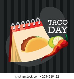 taco day mexico celebration card