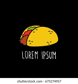 taco doodle icon