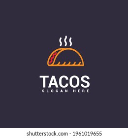 Taco fast food illustration drawing design