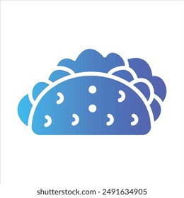 taco in flat design style
