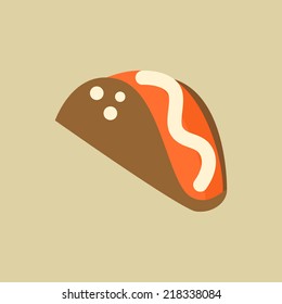 Taco. Food Flat Icon