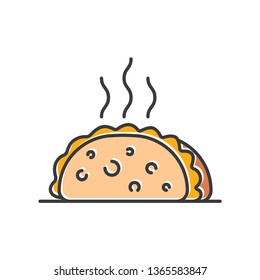 Taco food icon