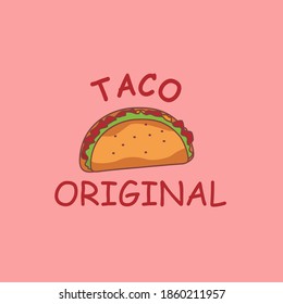 Taco food logo is very suitable to be used for your food or restaurant products