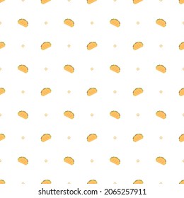 taco food seamless pattern background