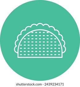 Taco Icon Design For Personal And Commercial Use.