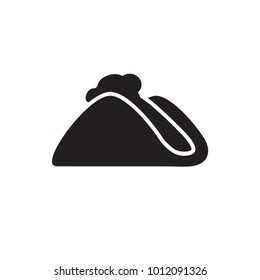taco icon illustration isolated vector sign symbol