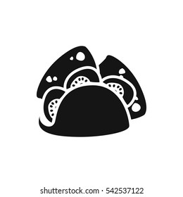 taco icon illustration isolated vector sign symbol