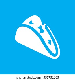 taco icon illustration isolated vector sign symbol