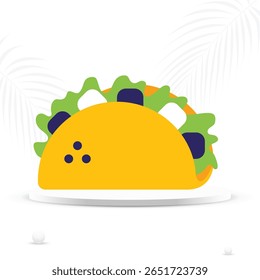  Ícone de Taco Lanche de comida mexicana