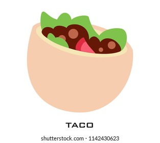 Taco icon signs